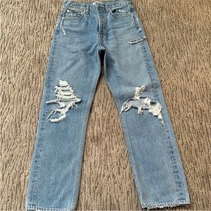 Agolde 90’s mid rise loose fit size 25